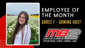 Ariana Flores hosts gaming fun at MB2 Entertainment in Santa Clarita.