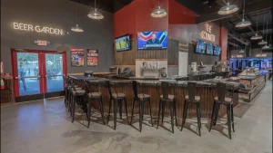 Dynamic design highlighting Santa Clarita entertainment venue features and activities.