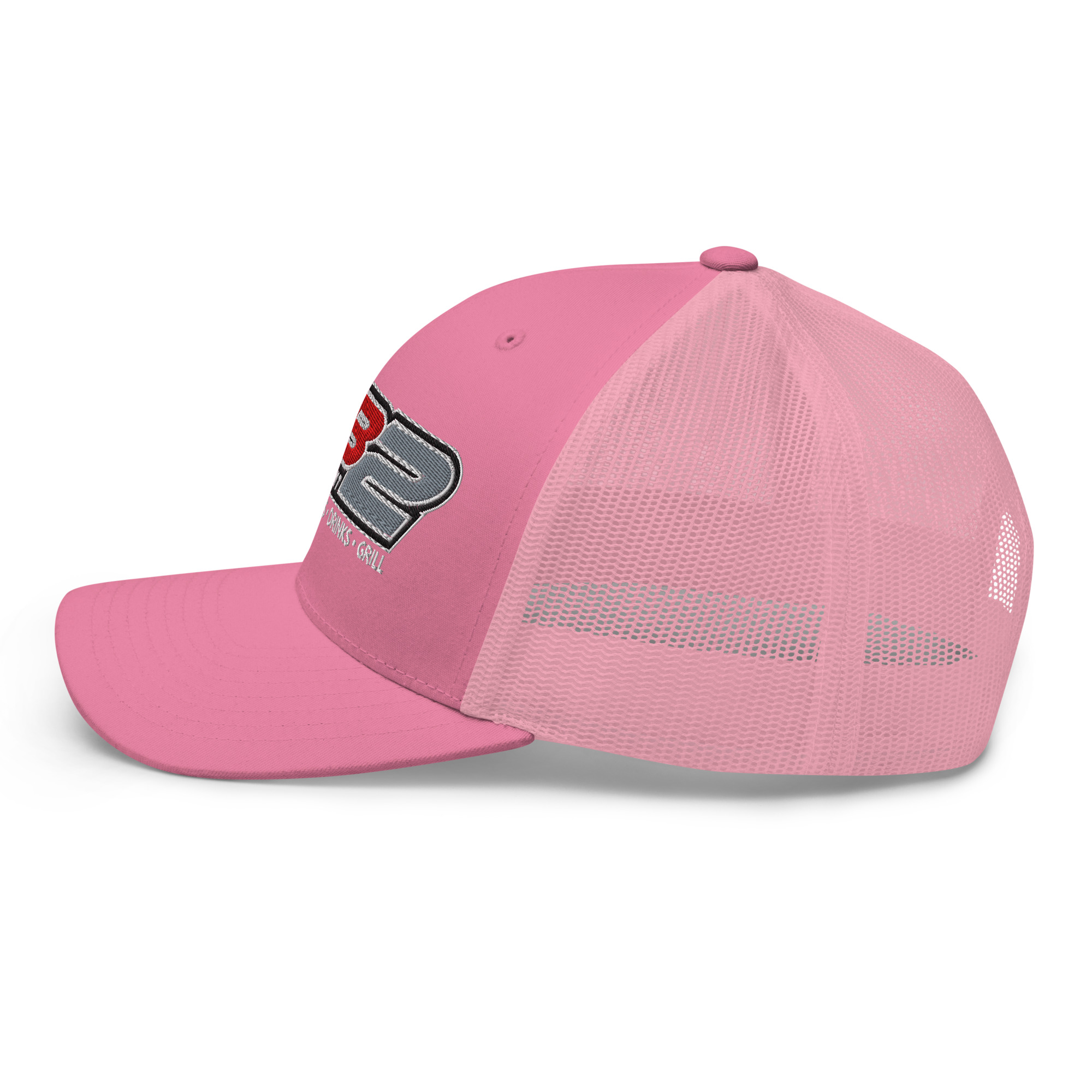 MB2 Entertainment Trucker Hat Pink - Image 2