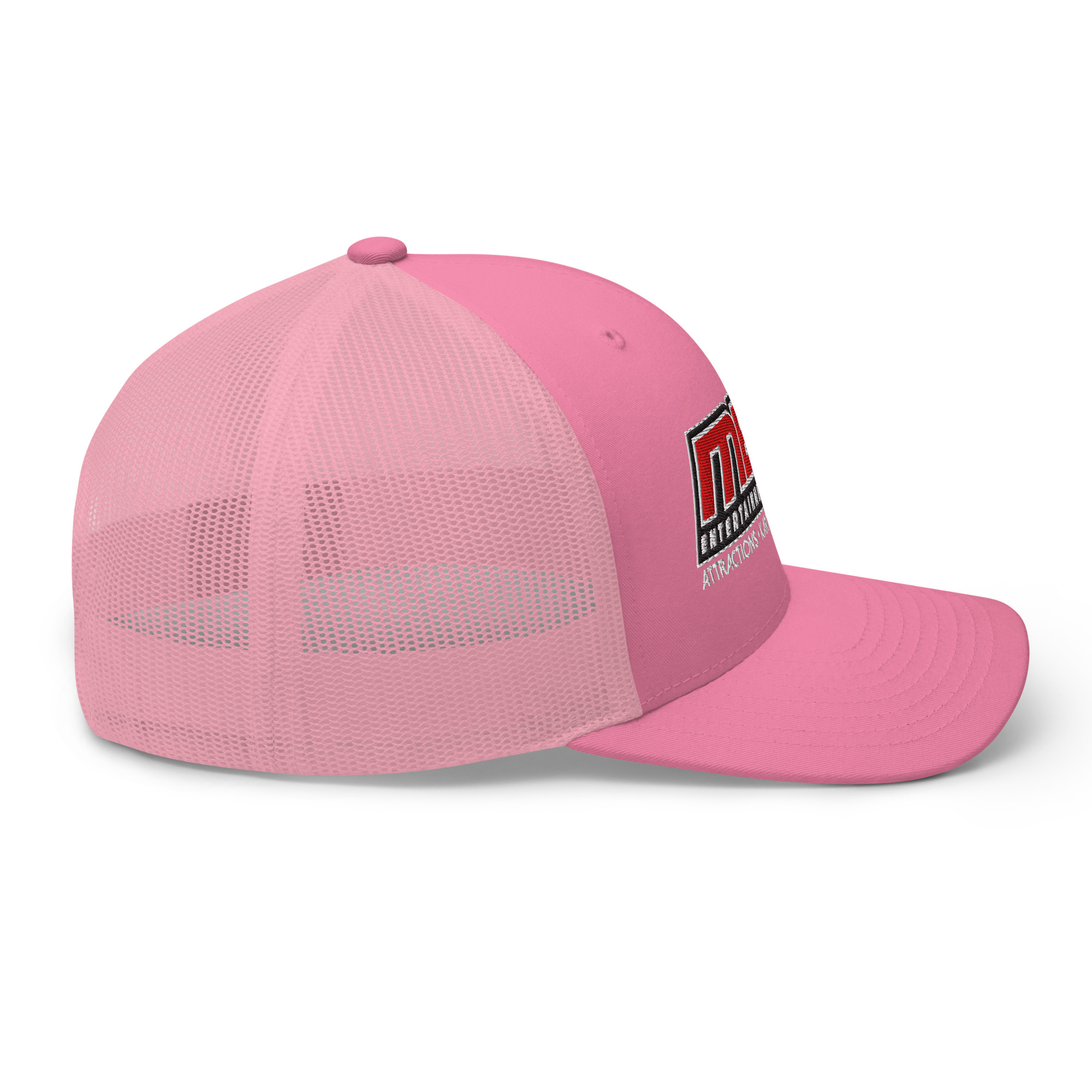MB2 Entertainment Trucker Hat Pink - Image 4