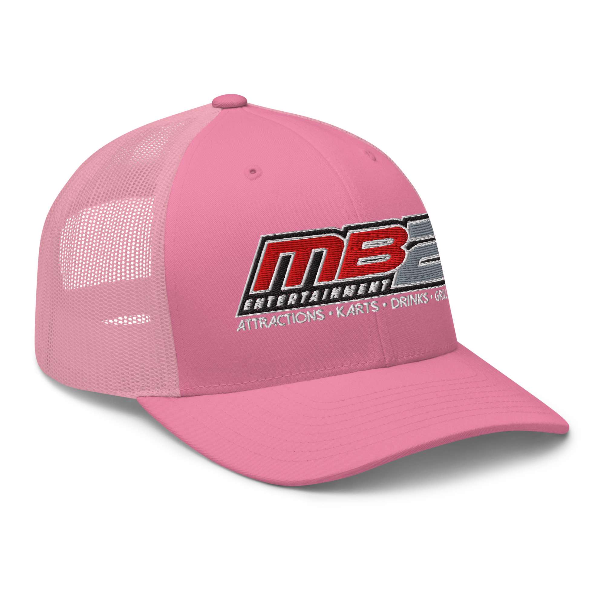 MB2 Entertainment Trucker Hat Pink - Image 5